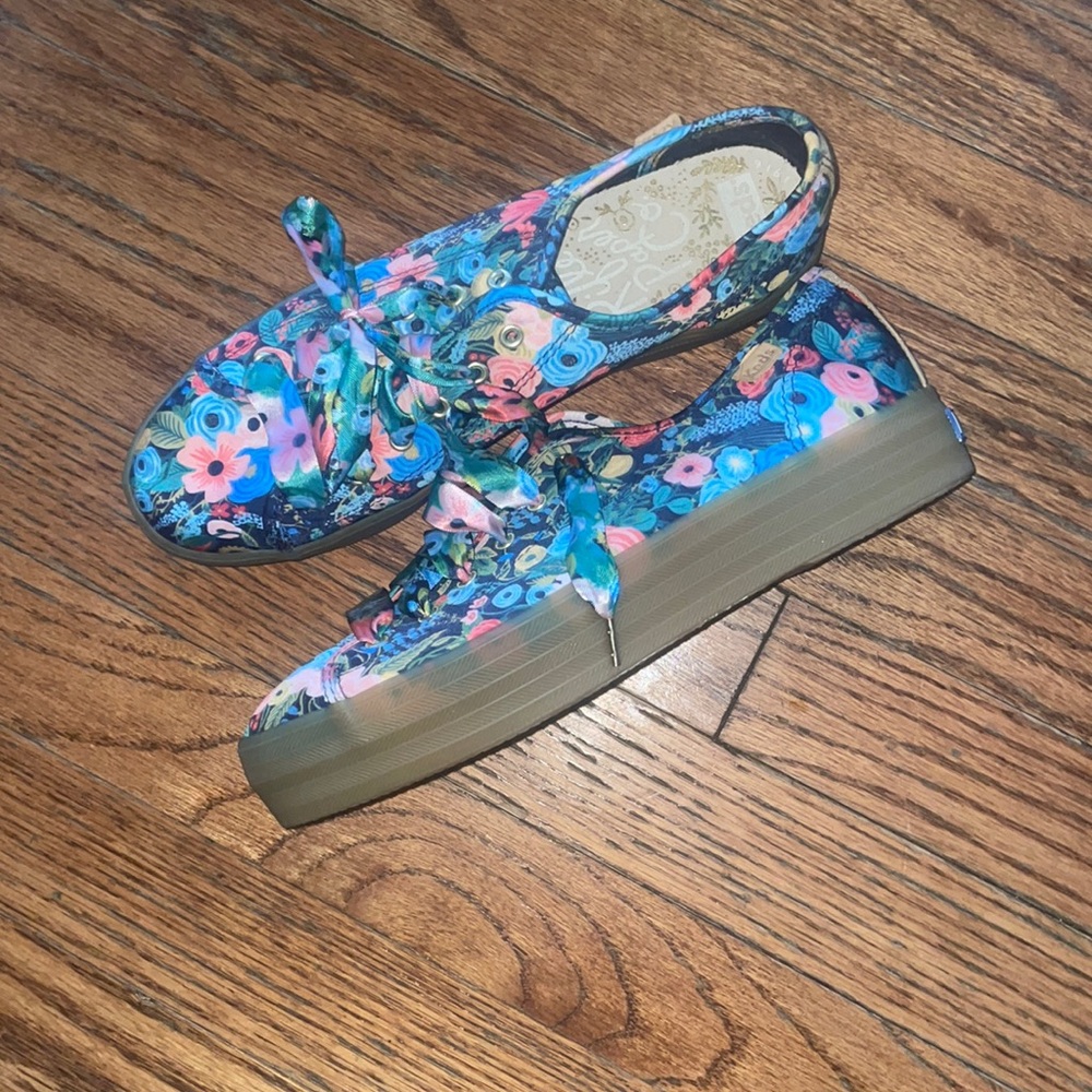 Keds X Rifle Paper Company Triple kick